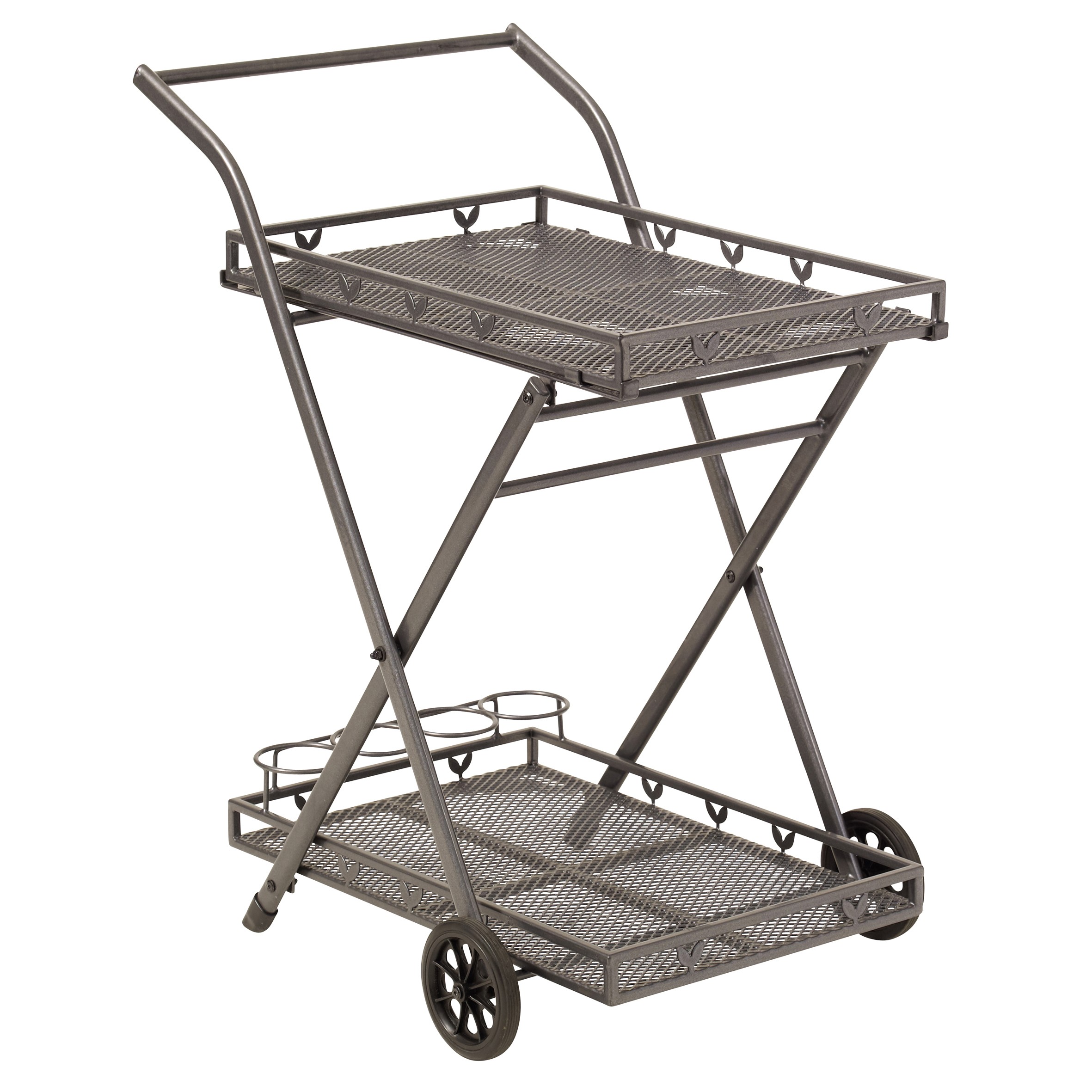 Servierwagen Serviertablett Toulouse greemotion Streckmetall eisengrau