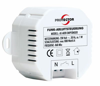 Abluftsteuerung Funk Protector AS-6020.3 bis 1000W