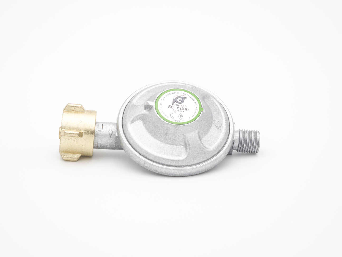 Paella World® Gasdruckminderer mit Gasschlauch Set 50mbar