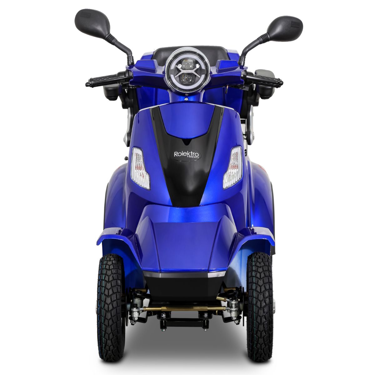 Seniorenmobil Elektromobil Elektroroller Rolektro Quad 25BG blau