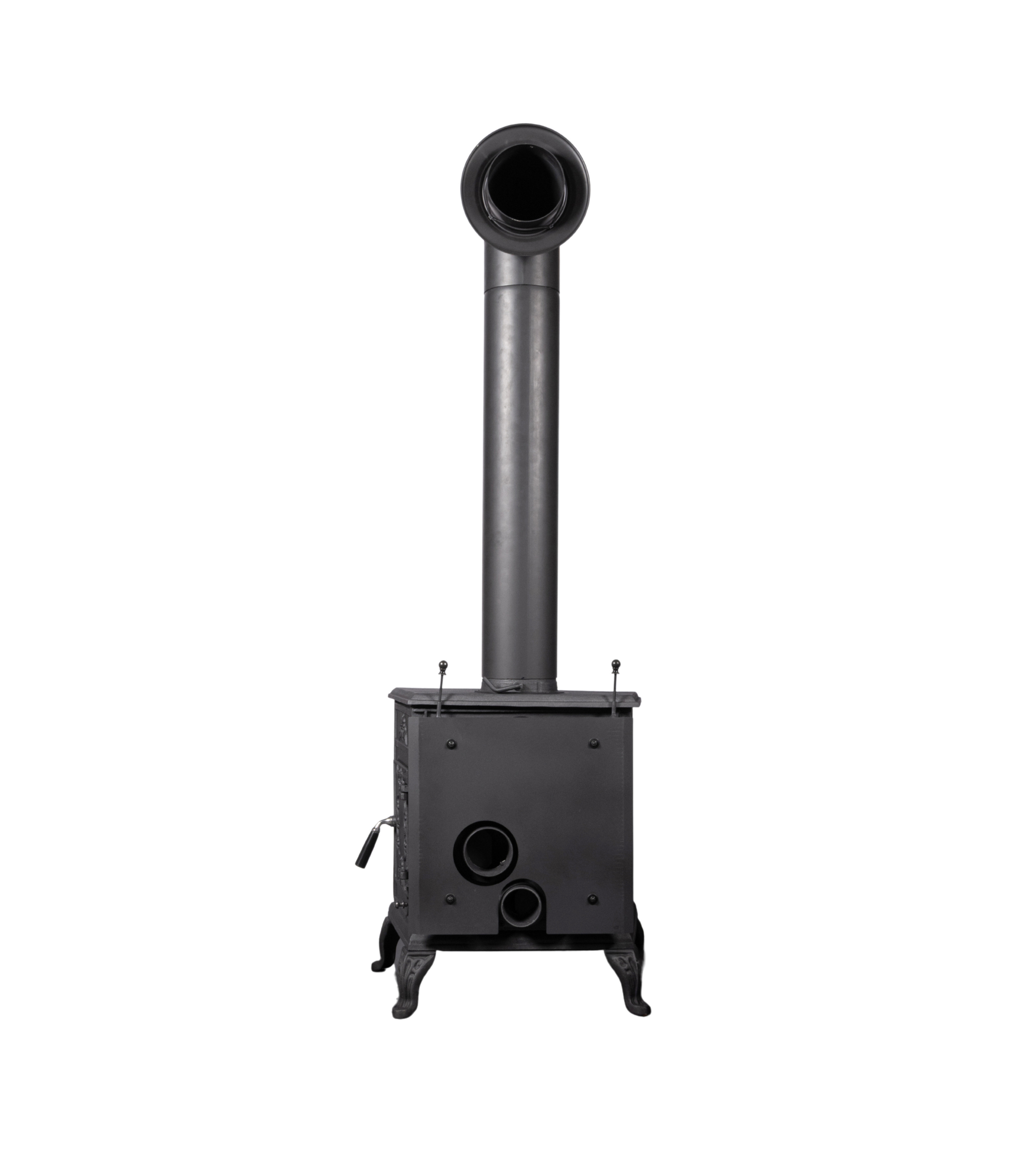Globe Fire Eros II Kaminofen mit zweiflügeliger Tür schwarz 7,7 kW