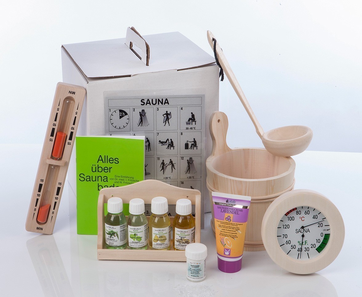 Eliga Sauna Zubehör Set All-in 9-teilig