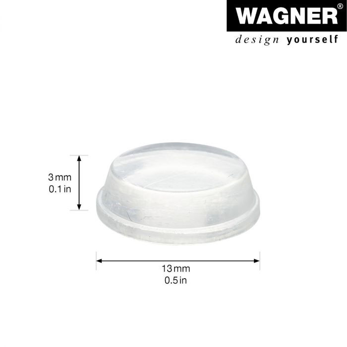 Topffüße Elastisch 24er Set 12,7x2,5 mm