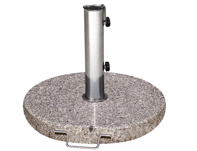 Siena Garden Sonnenschirmständer Granit 30kg granitgrau Ø 25-48mm