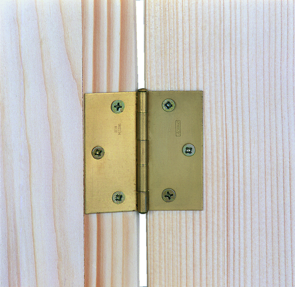 GAH Alberts Scharnier quadratisch 76x76mm Stahl gelb verzinkt