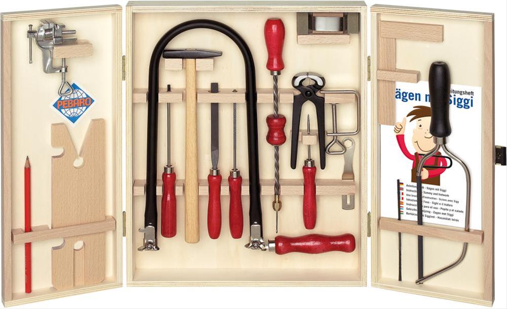 Laubsägeschrank "Öko" Type 401S 19tlg. Pebaro