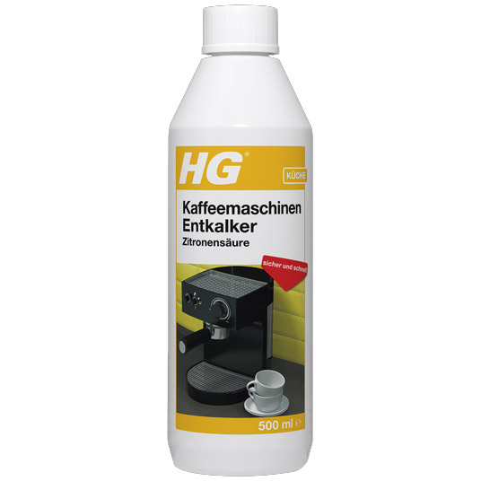 HG Entkalker für Espresso- & Kaffee-Pad-Maschinen Zitronensäure 500ml