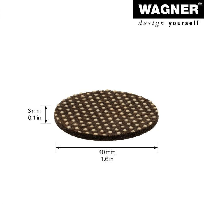 Topffüße Filz 4er Set 40x30 mm