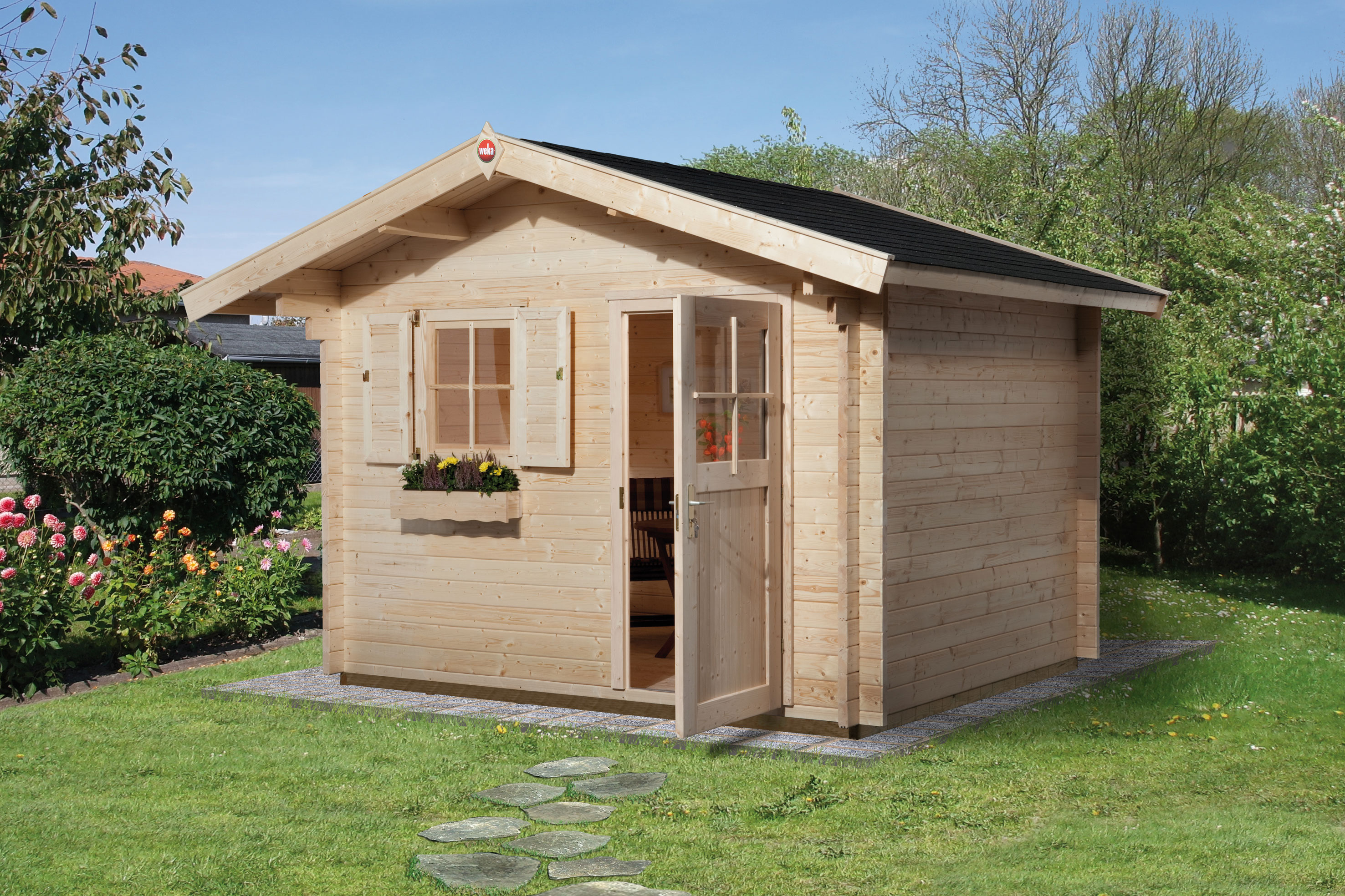 weka Gartenhaus 131 Gr.2, FT, 300 x 250, V60