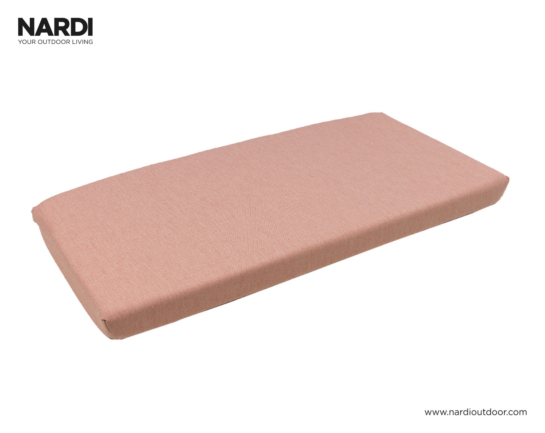 Auflage / Polster für Nardi Gartenbank Net Bench rosa quarzo