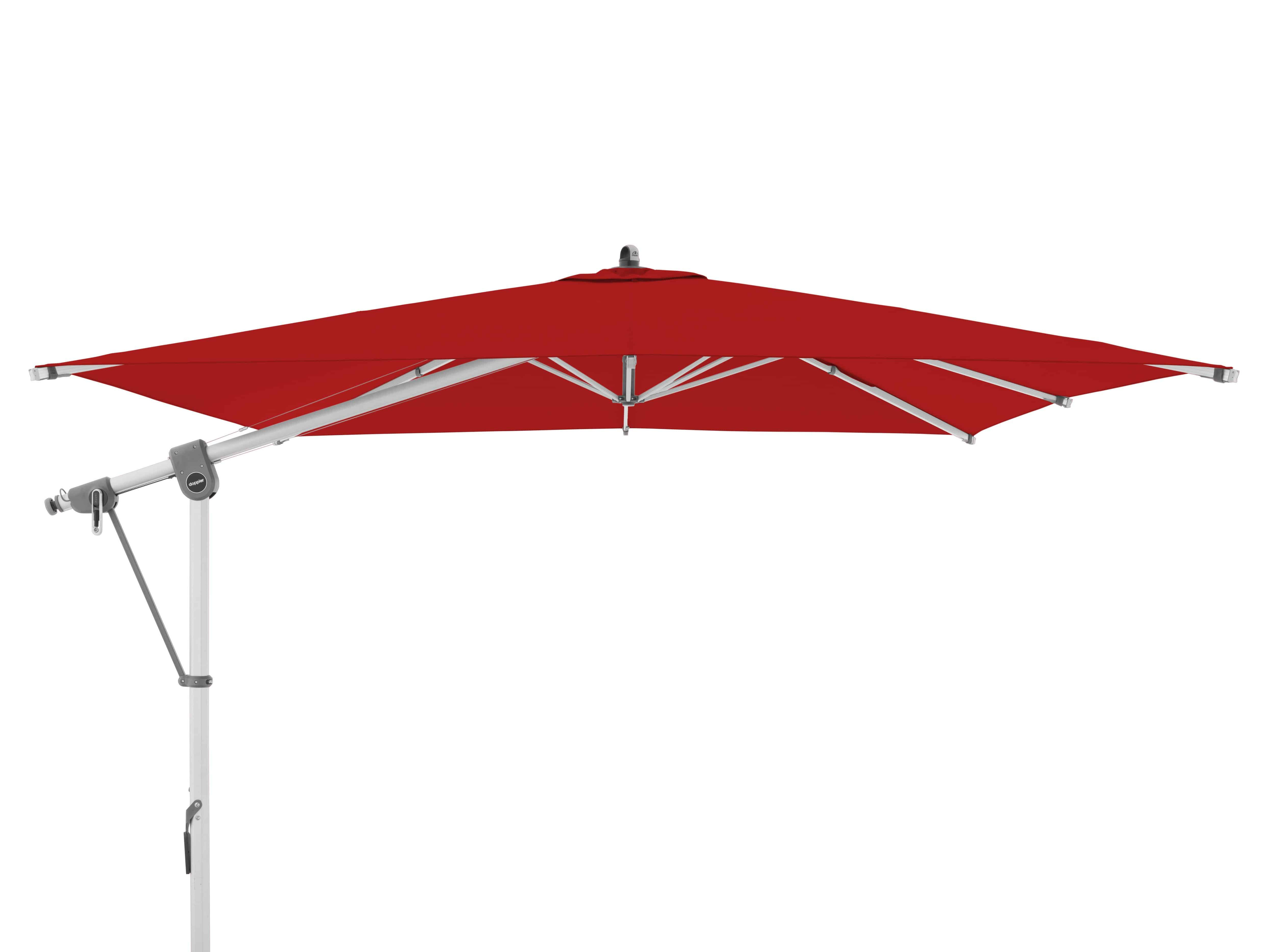 doppler® Sonnenschirm Pendelschirm EXPERT 3x3m D.809 rot