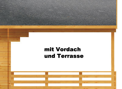 weka Gartenhaus 135 B Gr.2, 45 mm, VT, ET, 2 EF