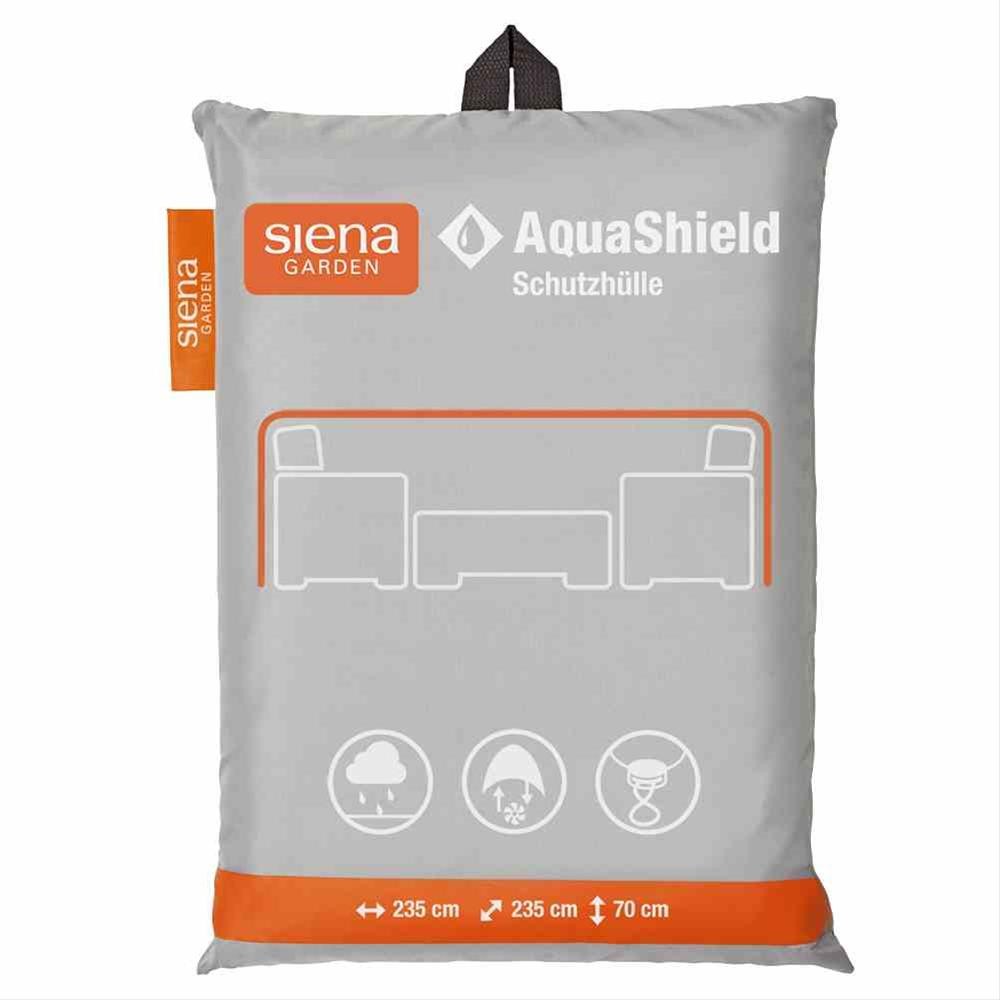Schutzhülle für Loungemöbel Siena Garden AquaShield grau 235x235x70cm