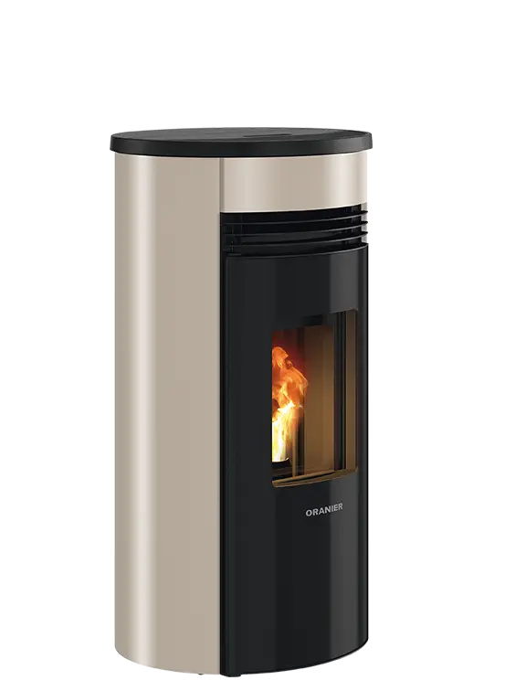 ORANIER Sando 50 Pelletofen Taupe 8 kW mit WiFi