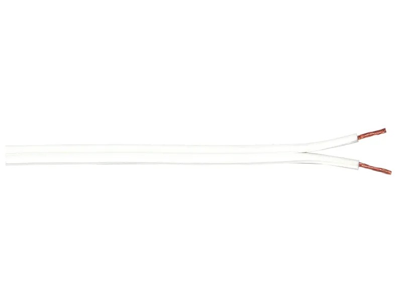 Zwillingsleitung 2 x 0,75 mm², 5 m, weiß