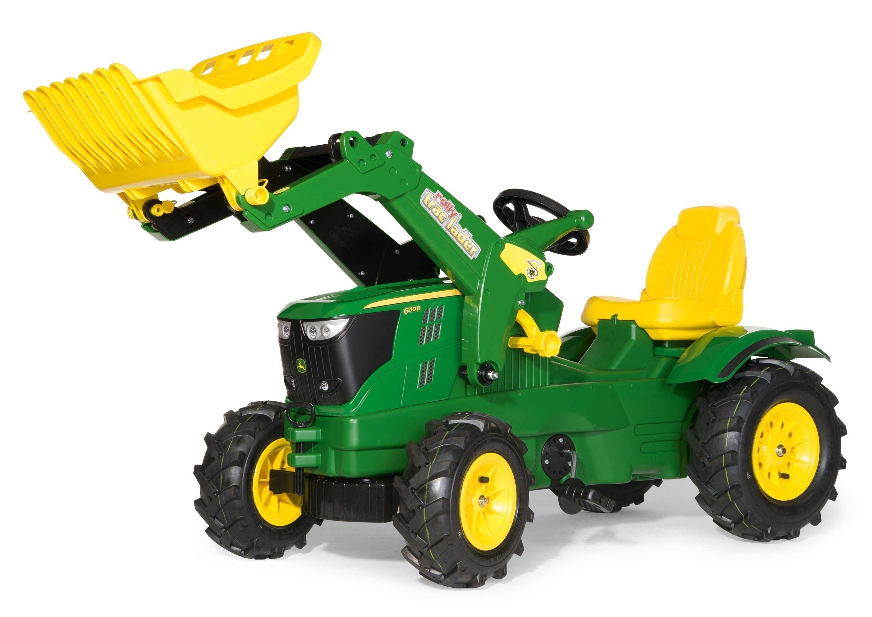 Trettraktor rolly Farmtrac John Deere 6210 R Luftreifen - Rolly Toys