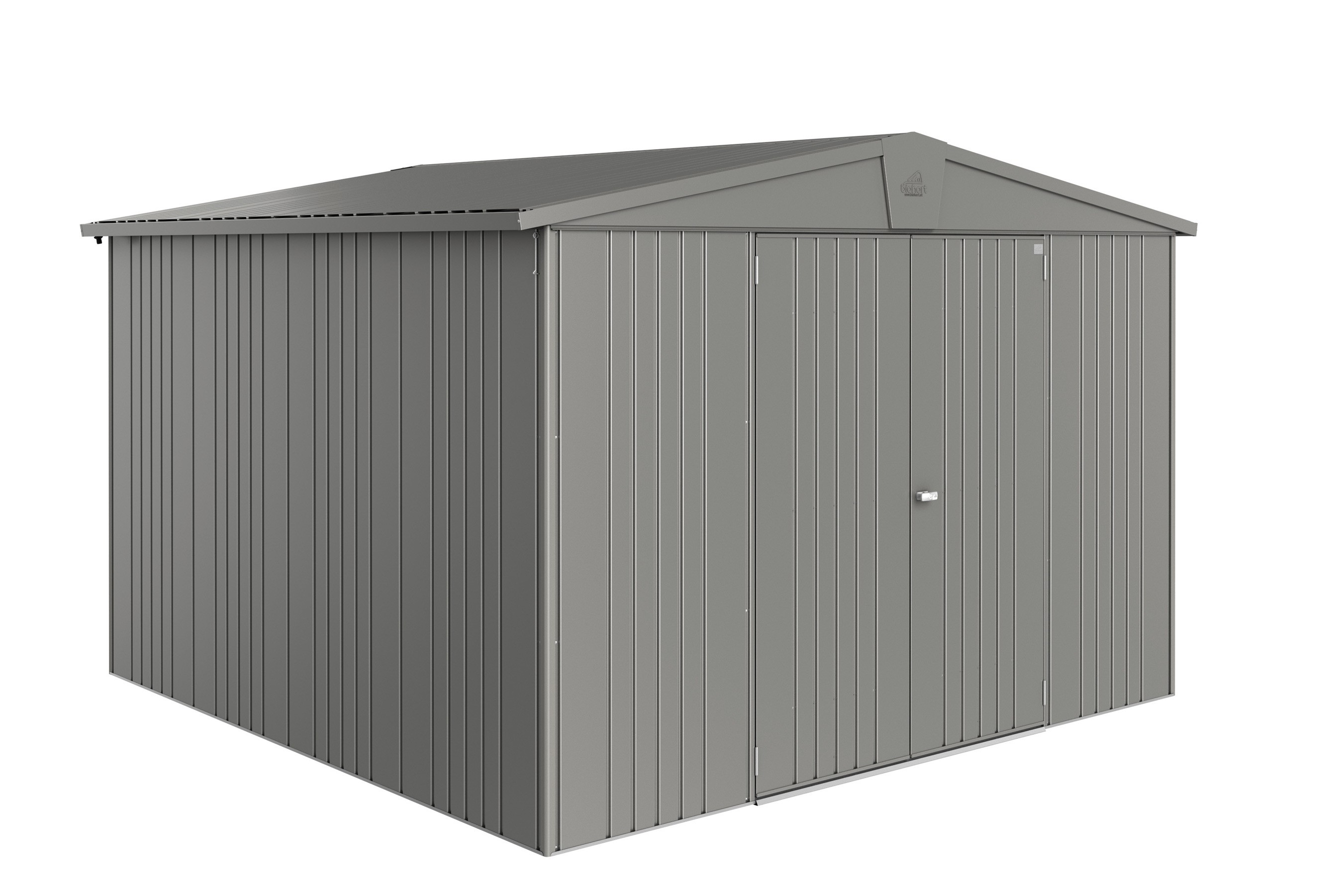 Gerätehaus Biohort Europa Gr. 7 quarzgrau-metallic 316x300cm