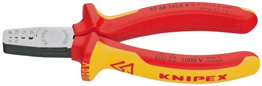 Aderendhülsenzange VDE 0,25 -2,5qmm Kst.G.Knipex
