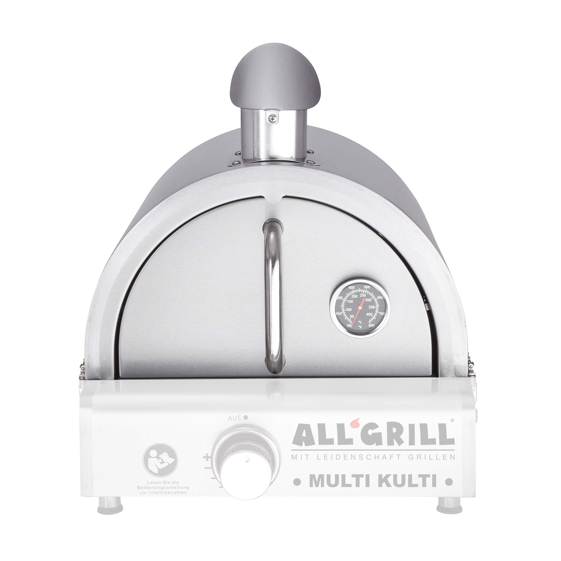 All'Grill® Pizzaofen Edelstahlhaube für MULTI KULTI