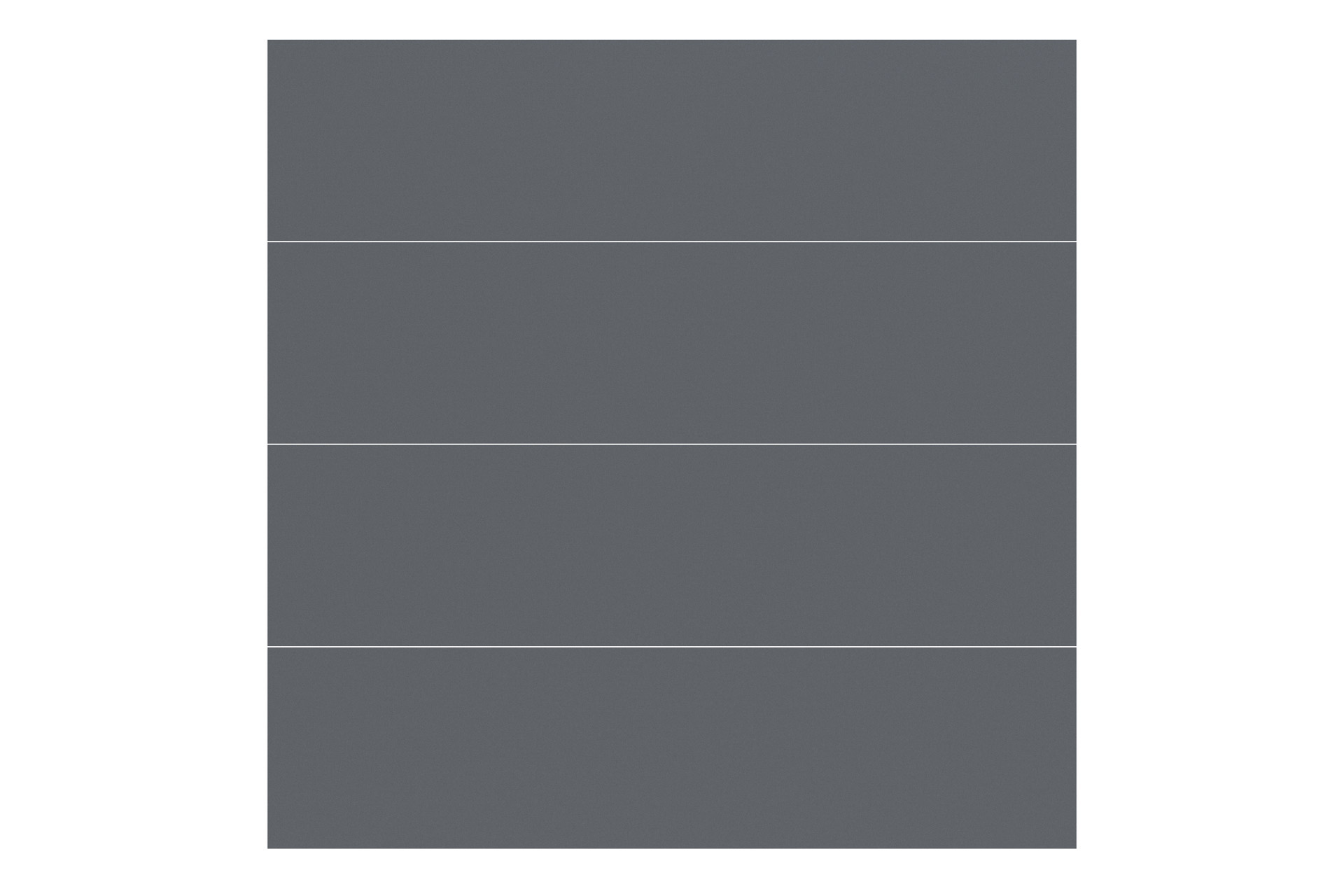 EASY-FENCE EASY-BOARDS Platten 4er Set 177x44,1cm Anthrazit