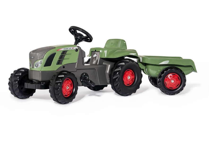 Trettraktor rolly Kid Fendt 516 Vario mit Anhänger - Rolly Toys