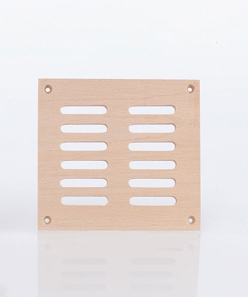 Lüftungsgitter aus Holz 40cm² Luftdurchlass für Eliga Sauna