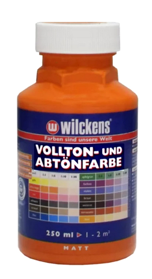 Wilckens® Vollton- und Abtönfarbe Reinorange matt 250ml