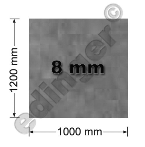 Funkenschutzplatte Glas 8mm Lienbacher Speckstein 1000x1200mm