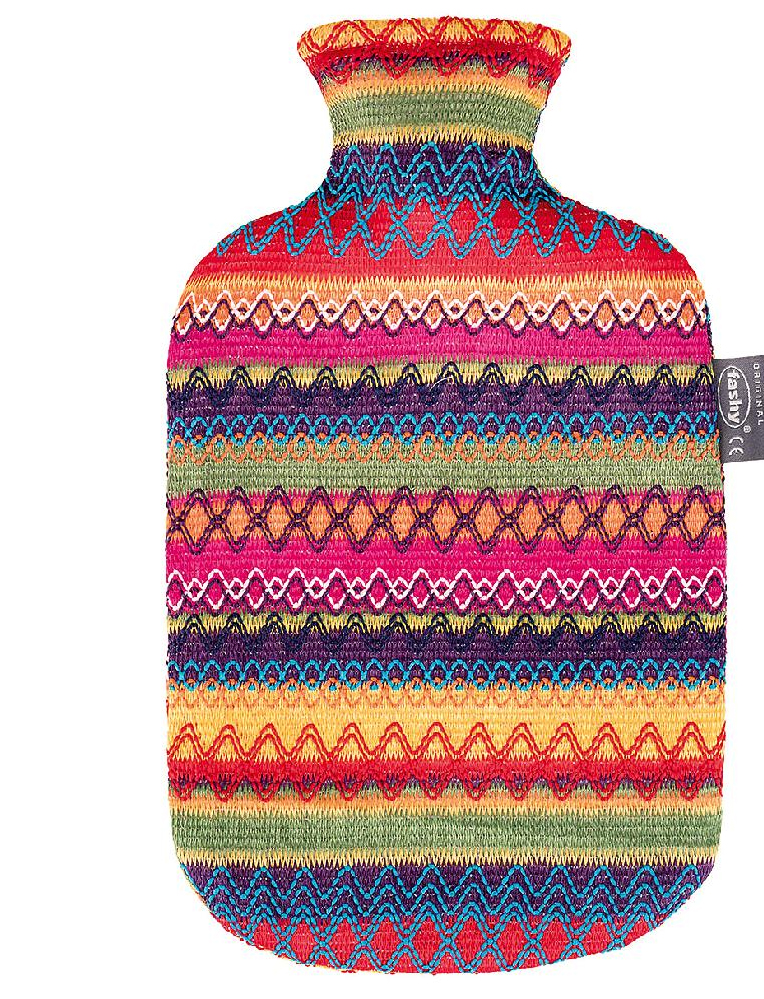 FASHY Wärmflasche mit Bezug Peru Design 2L