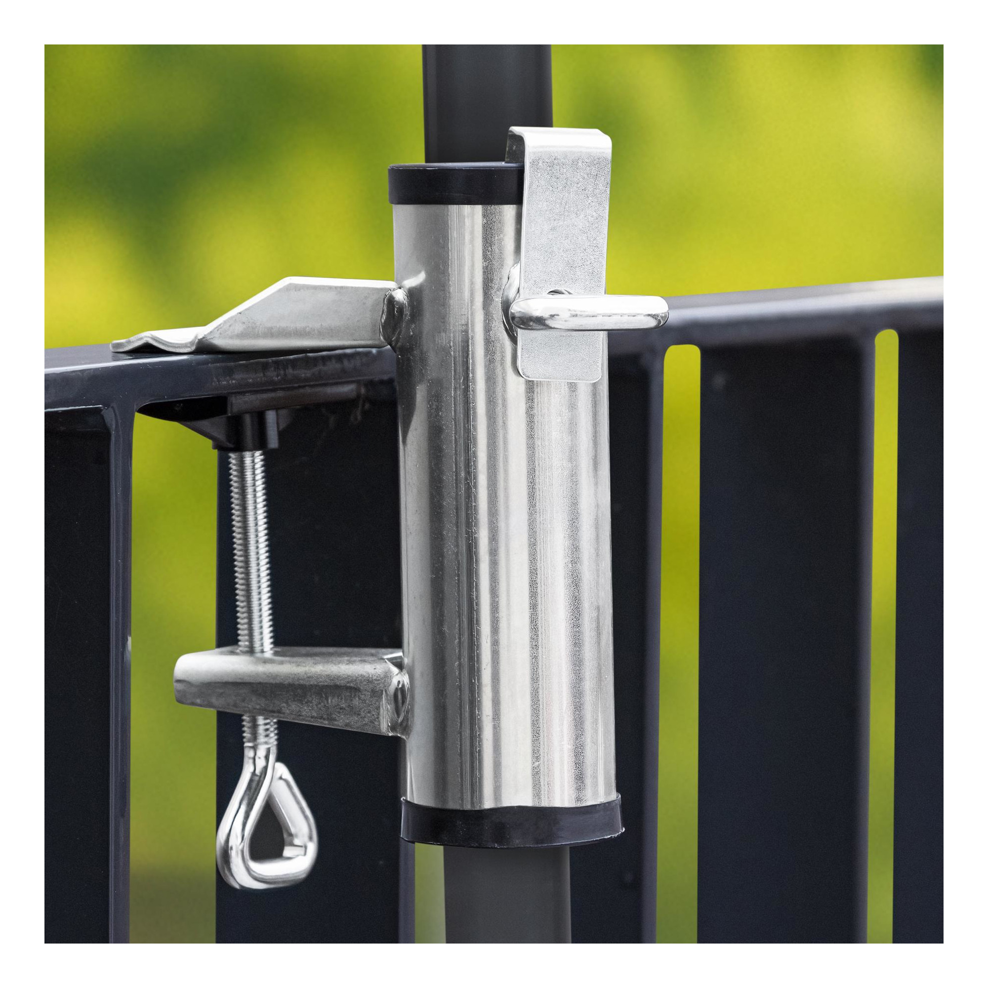 Balkonhalter für Sonnenschirme z. Bef. am Geländer