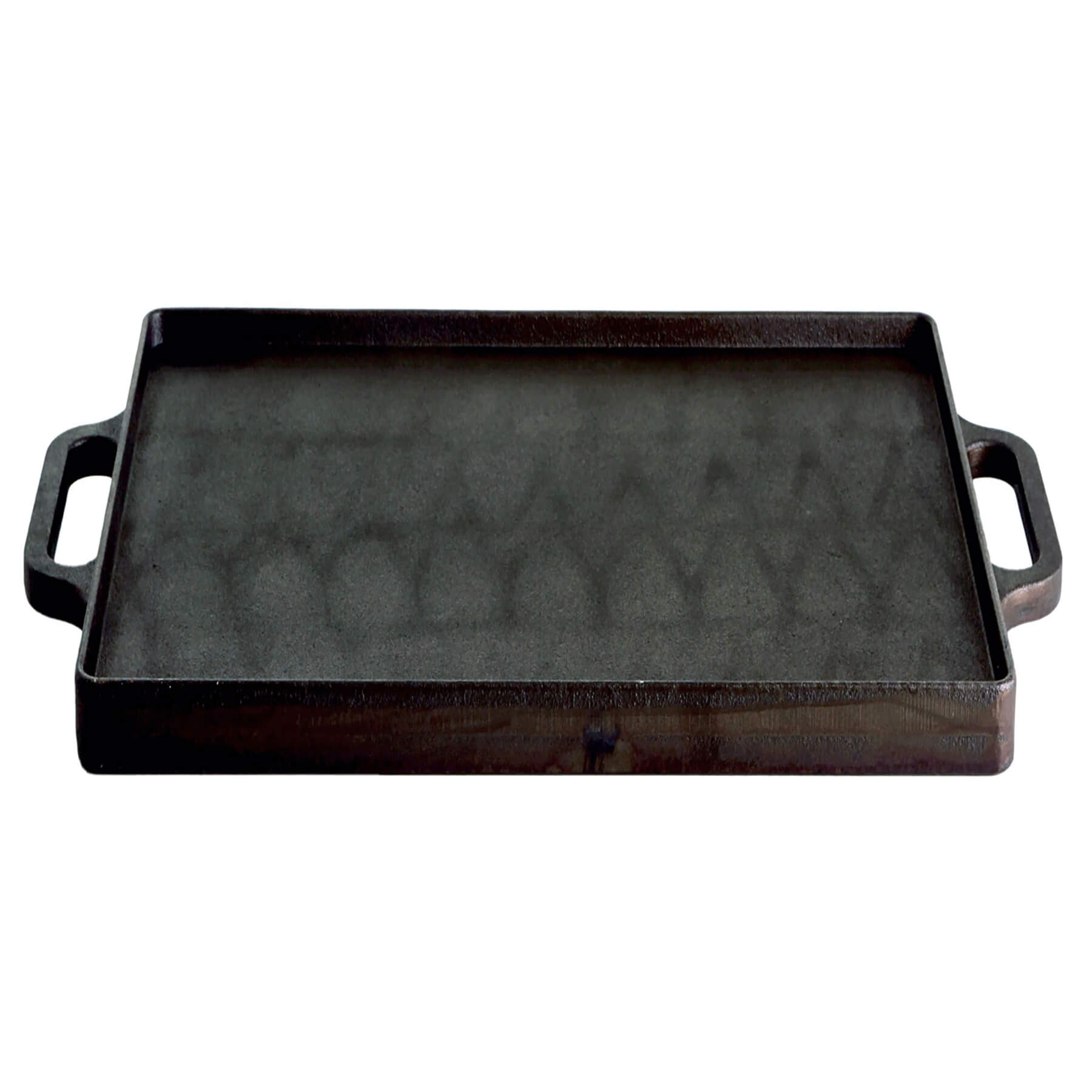 Paella World® Grillplatte Plancha aus Gusseisen 32x32cm