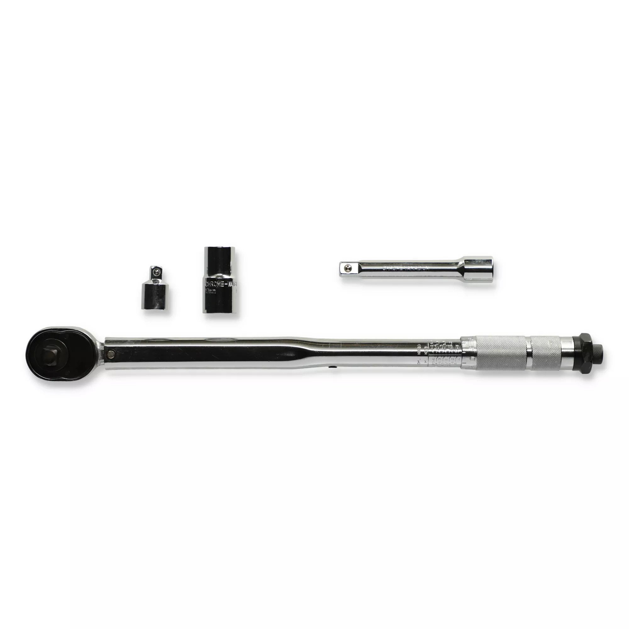 Drehmomentschlüssel mit Nuss und Adapter 1/2"