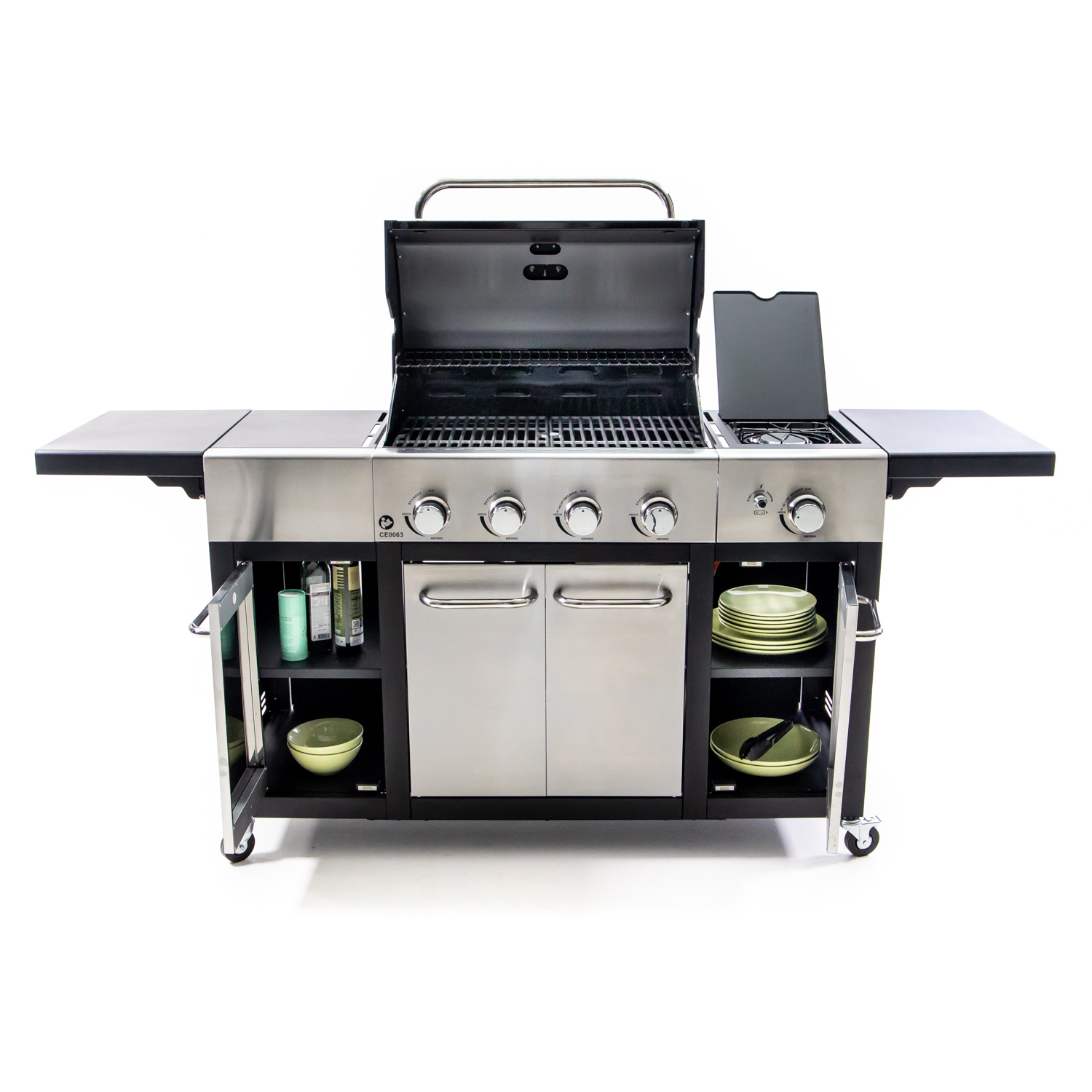 Gasgrill Grillküche Rhön 4 Brenner und Seitenbrenner Gasgrill Grillküche Rhön 4 Brenner und Seitenbrenner