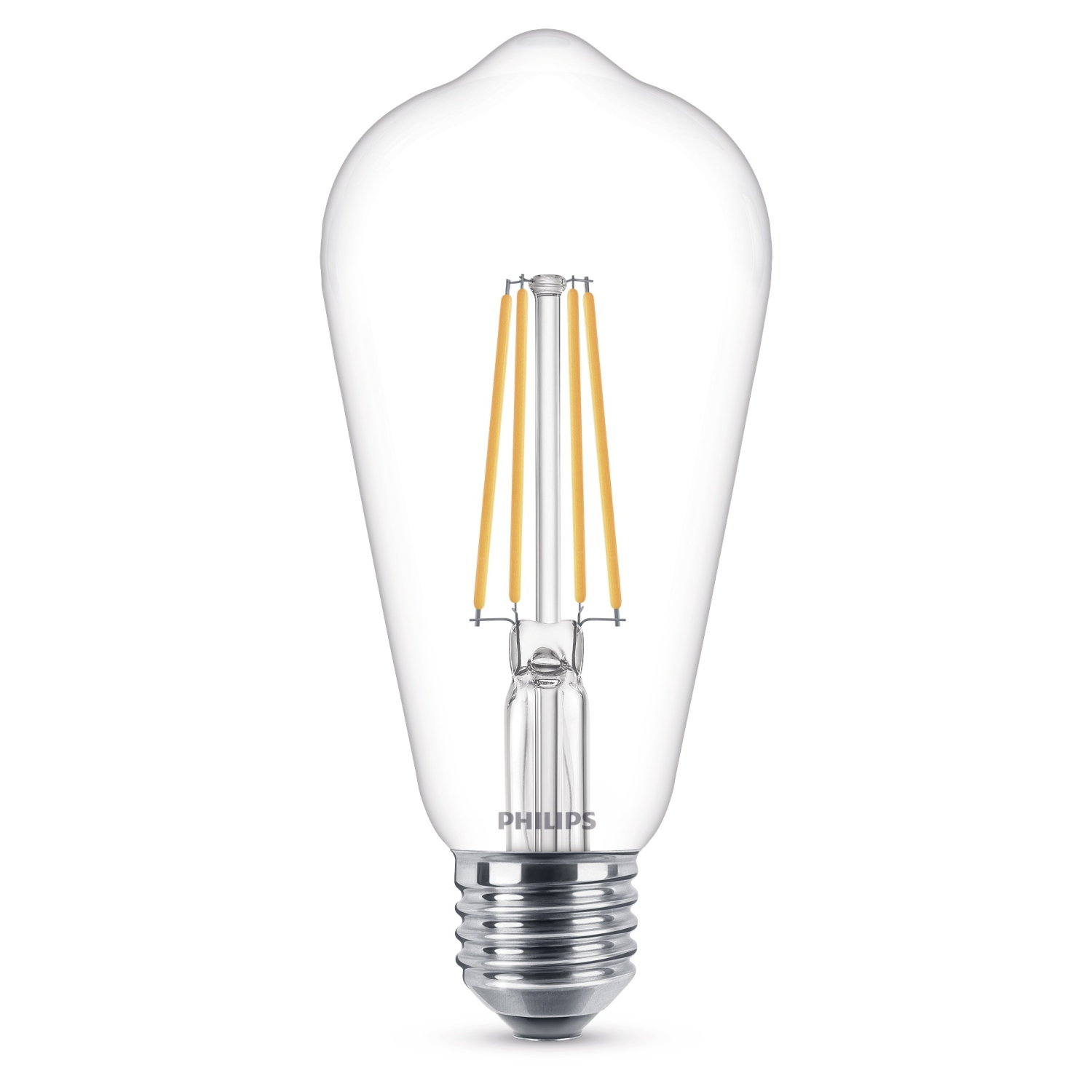 Philips LED ST64 E27 7W Fil nd warmweiss 806lm A++