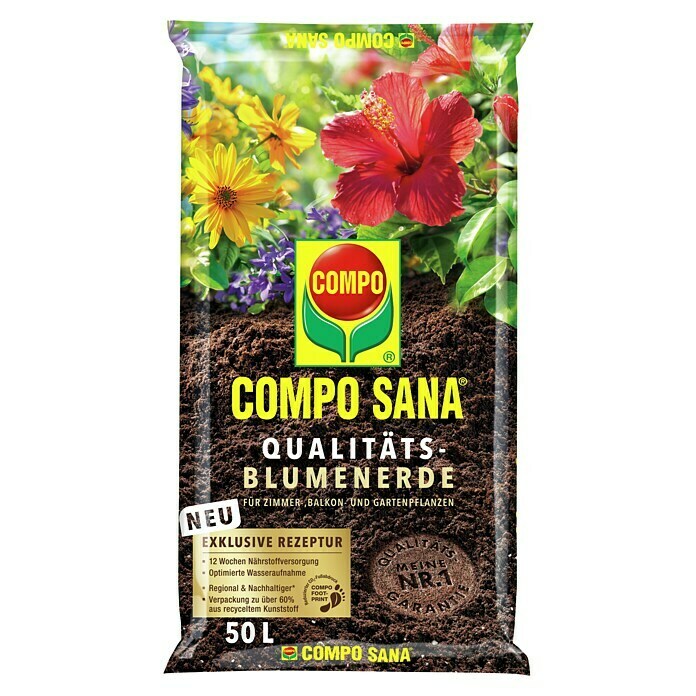 Compo Sana® Qualitäts-Blumenerde 50 L