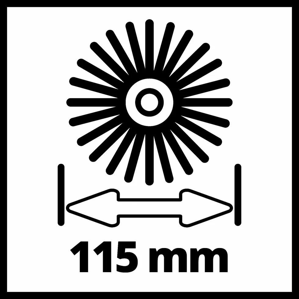 Einhell Akku Unkrautbürste PICOBELLA 18/215