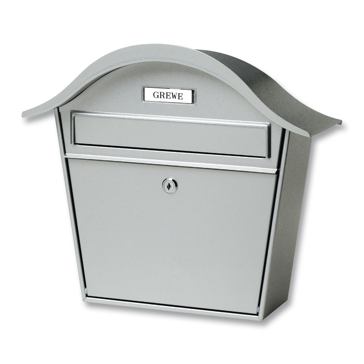 Burg Wächter Briefkasten Holiday 5842 silber 357x390x135mm