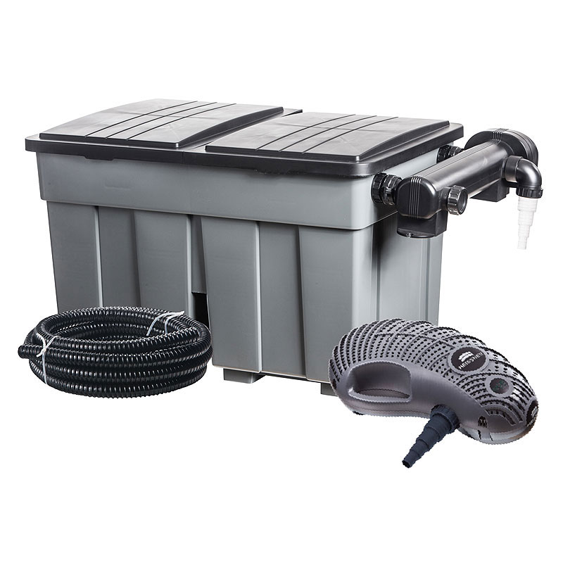 Durchlauffilter Eco / Mehrkammerfilter-Set 24m³ Heissner FPU24000