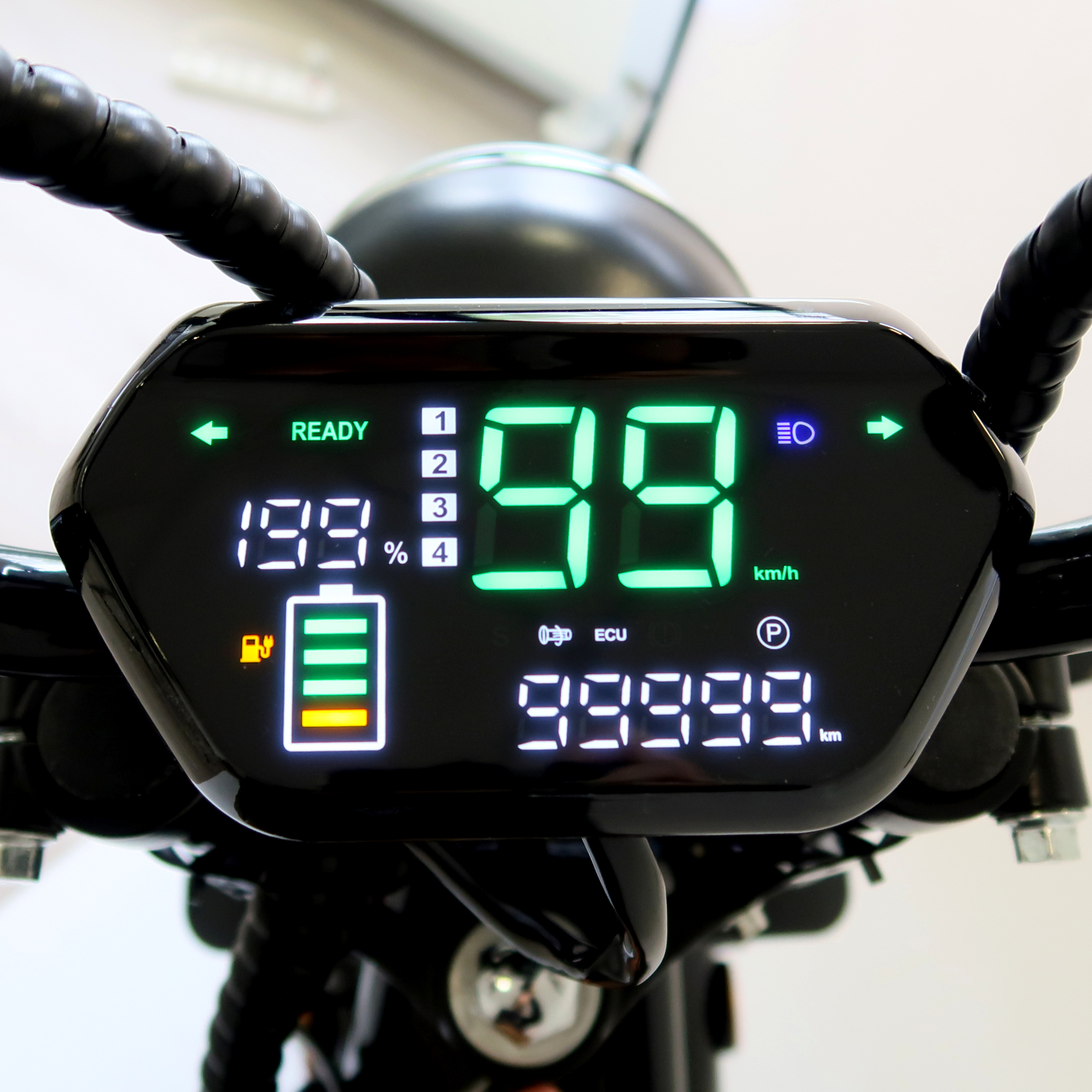 Rolektro Tacho digital, Display für Chopper45