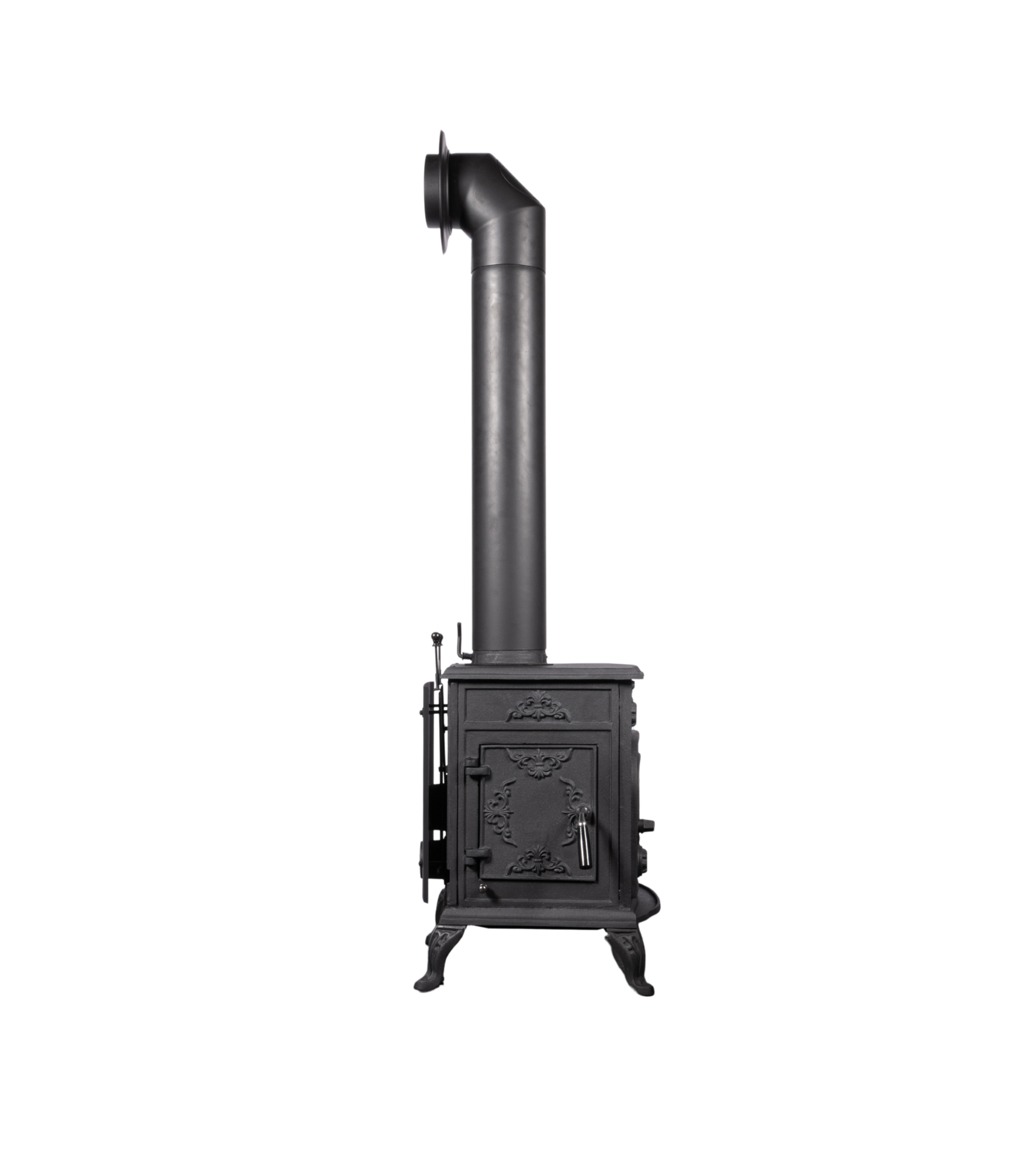 Globe Fire Eros I Kaminofen raumluftunabhängig schwarz 7,7 kW