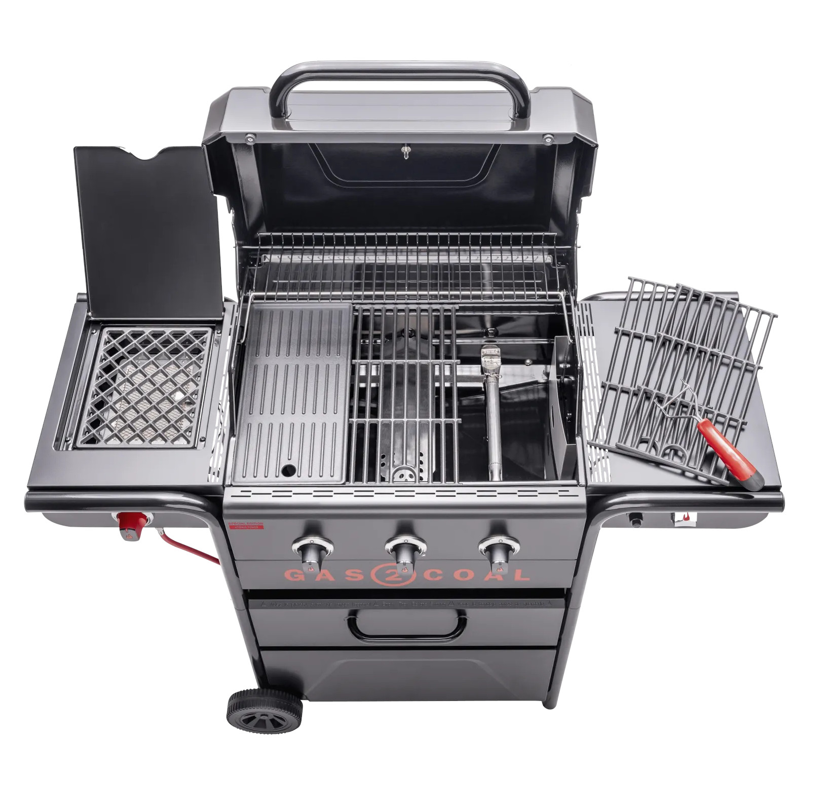 Charbroil Hybridgrill GAS2COAL Special Edition 3 Charbroil Hybridgrill GAS2COAL Special Edition 3