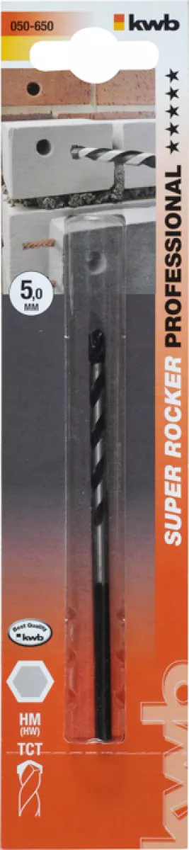 KWB Rocker® Beton- und Steinbohrer Ø 5,0 mm