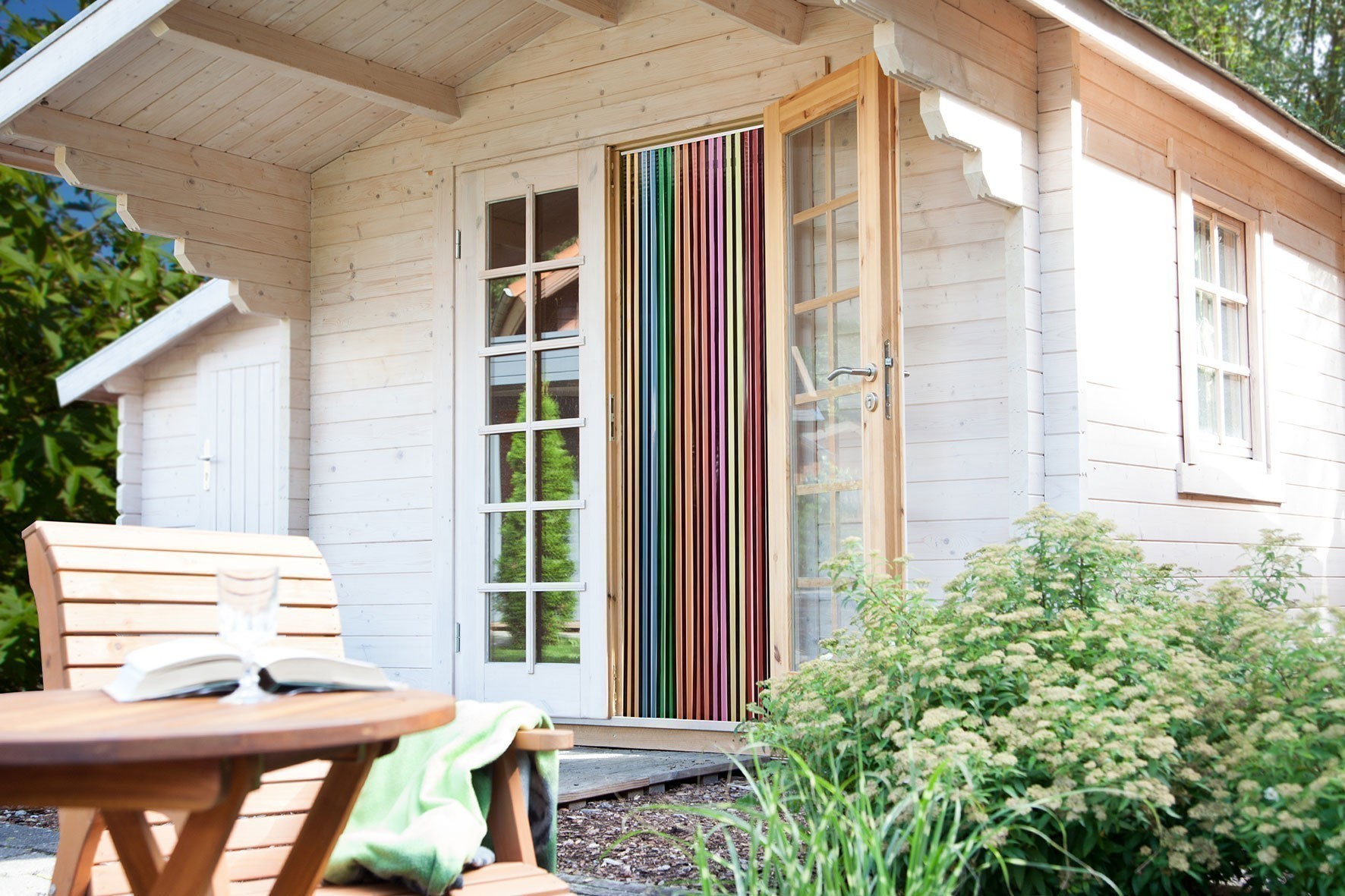 Vorhang / Streifenvorhang Conacord Multicolor Länge 200cm