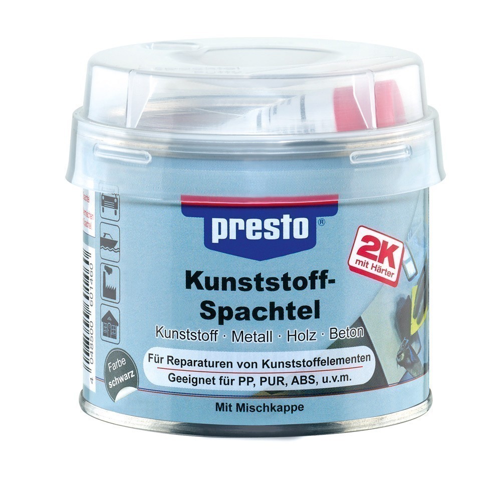 Presto Kunststoffspachtel schwarz 250 g