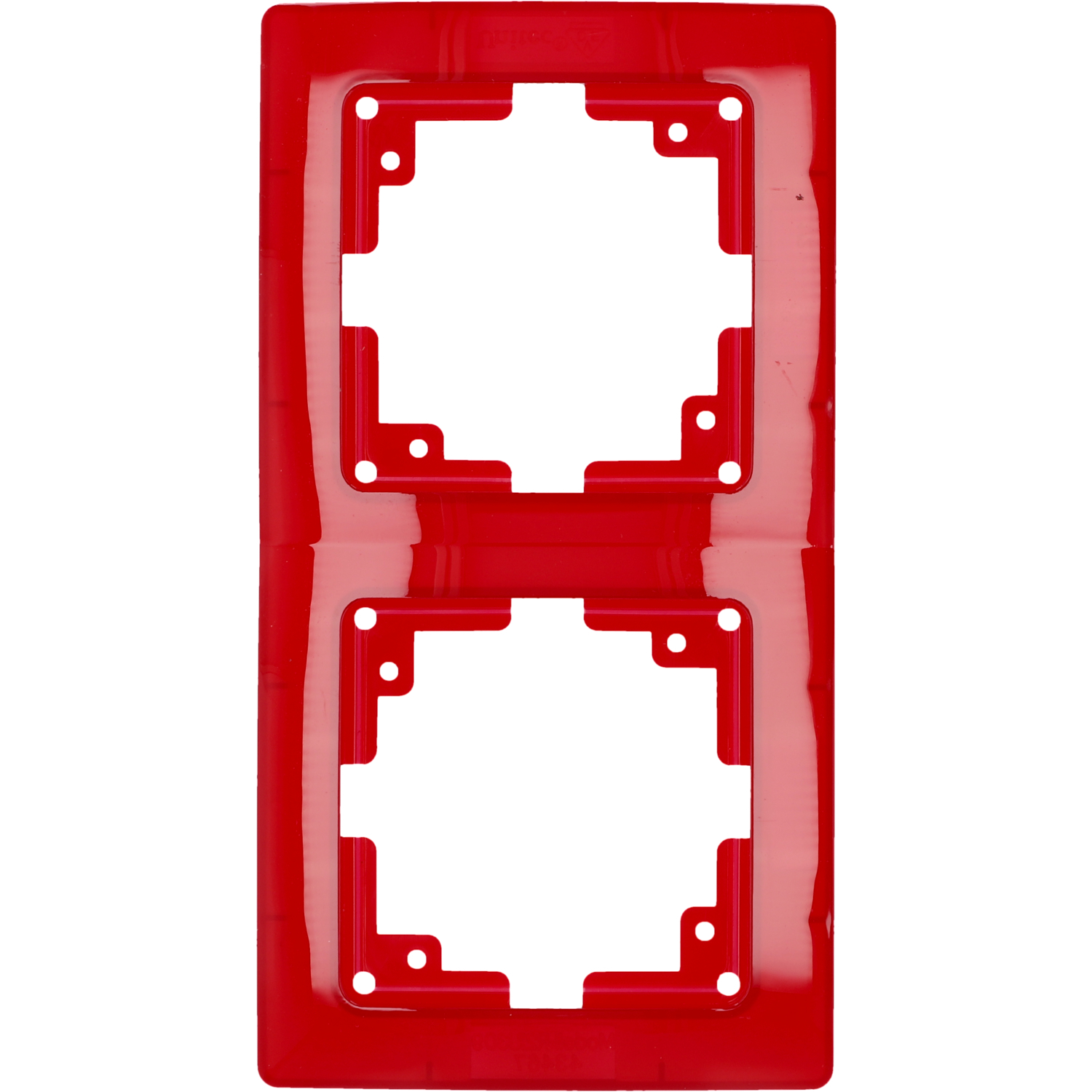 Abdeckrahmen Monaco S206 2-fach rot