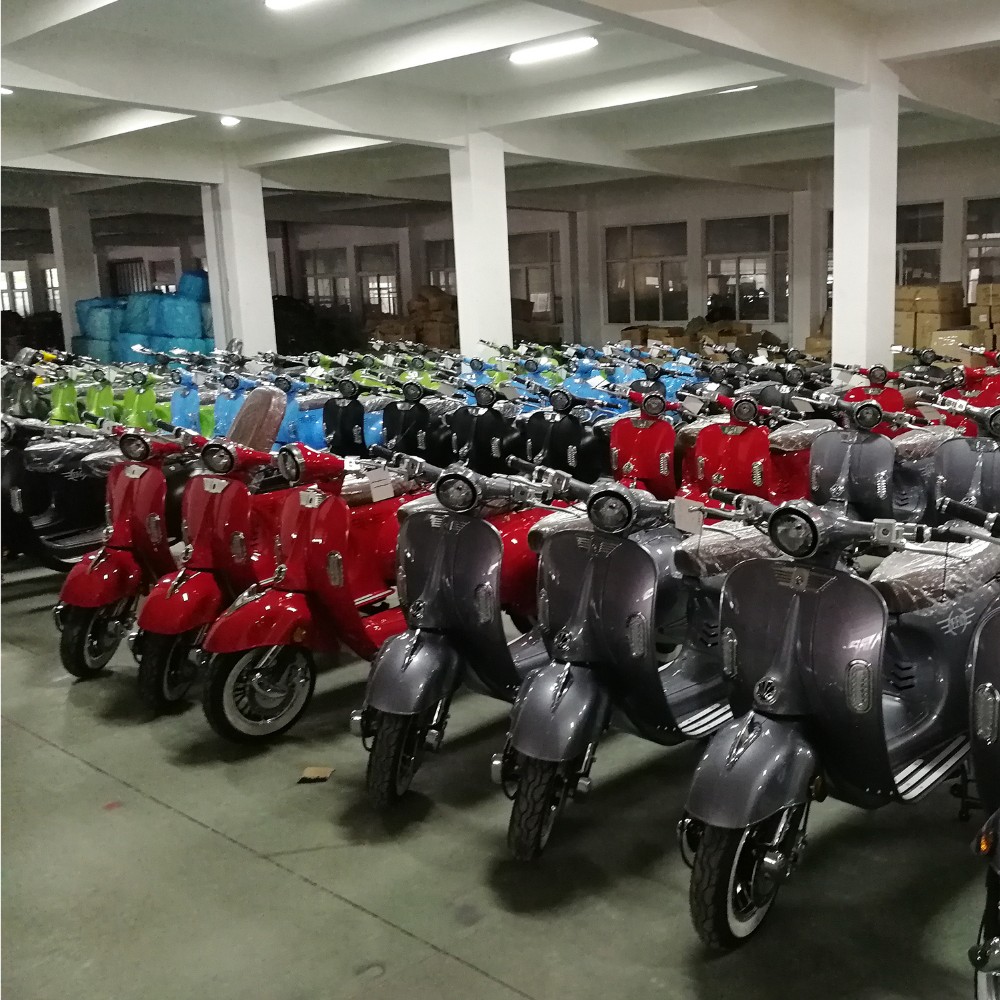Elektroroller Retro Ginabella - 2000H / E - Motorroller 45Km/h grau