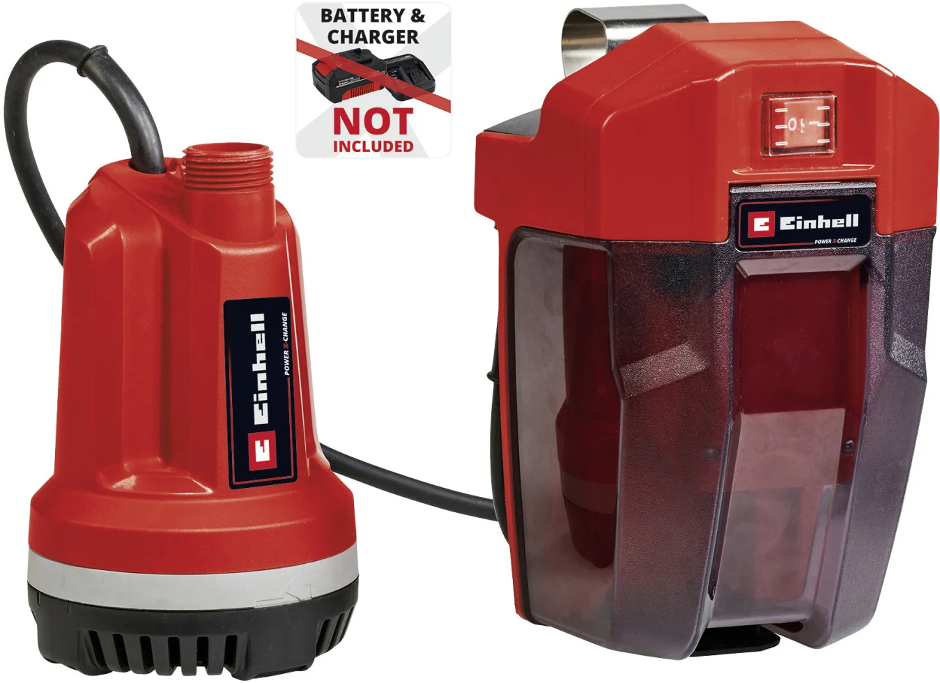 Einhell Akku Tauchpumpe GE-PP 18 RB Li-Solo 3000 l/h Einhell Akku Tauchpumpe GE-PP 18 RB Li-Solo 3000 l/h