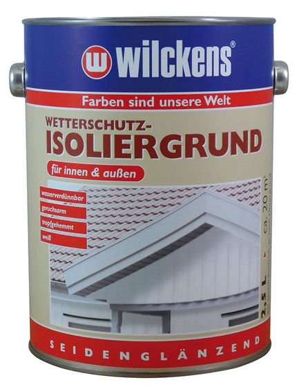 Wilckens® Wetterschutz Isoliergrund seidenglänzend 2,5L