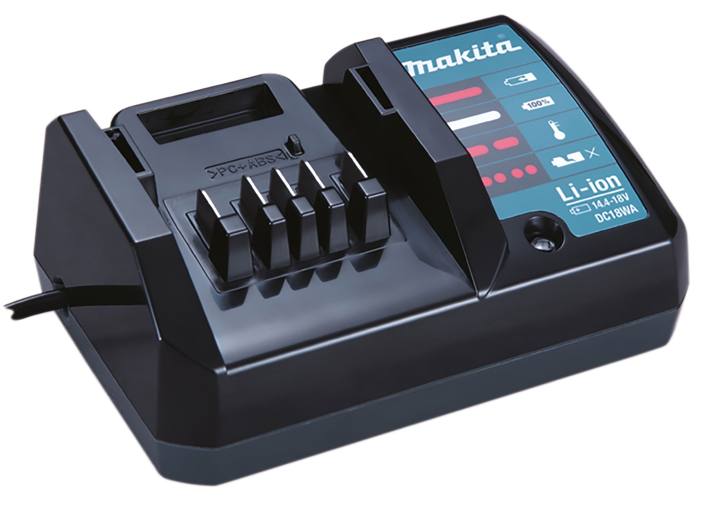 Makita Ladegerät DC18WA für Makita / Dolmar Akkus 18V / 1,3Ah