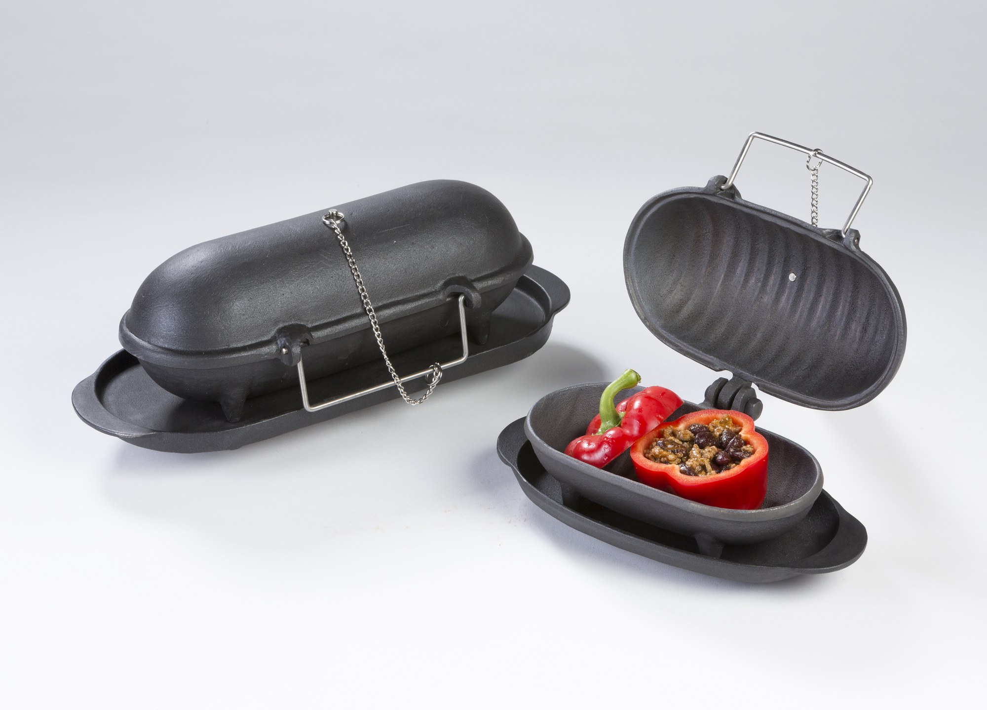 Globe Fire Thera Fine Cooker L aus Gusseisen, für innen und außen